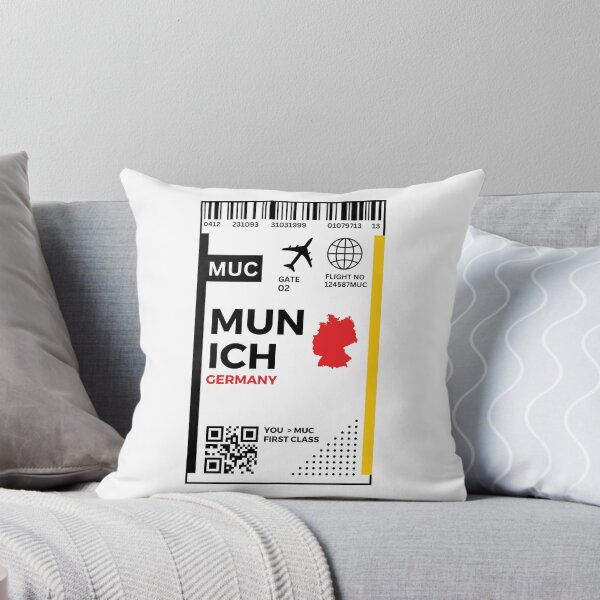 Item preview, Munich Flight Ticket Boarding Pass Travel designed and sold by Supra Designs.