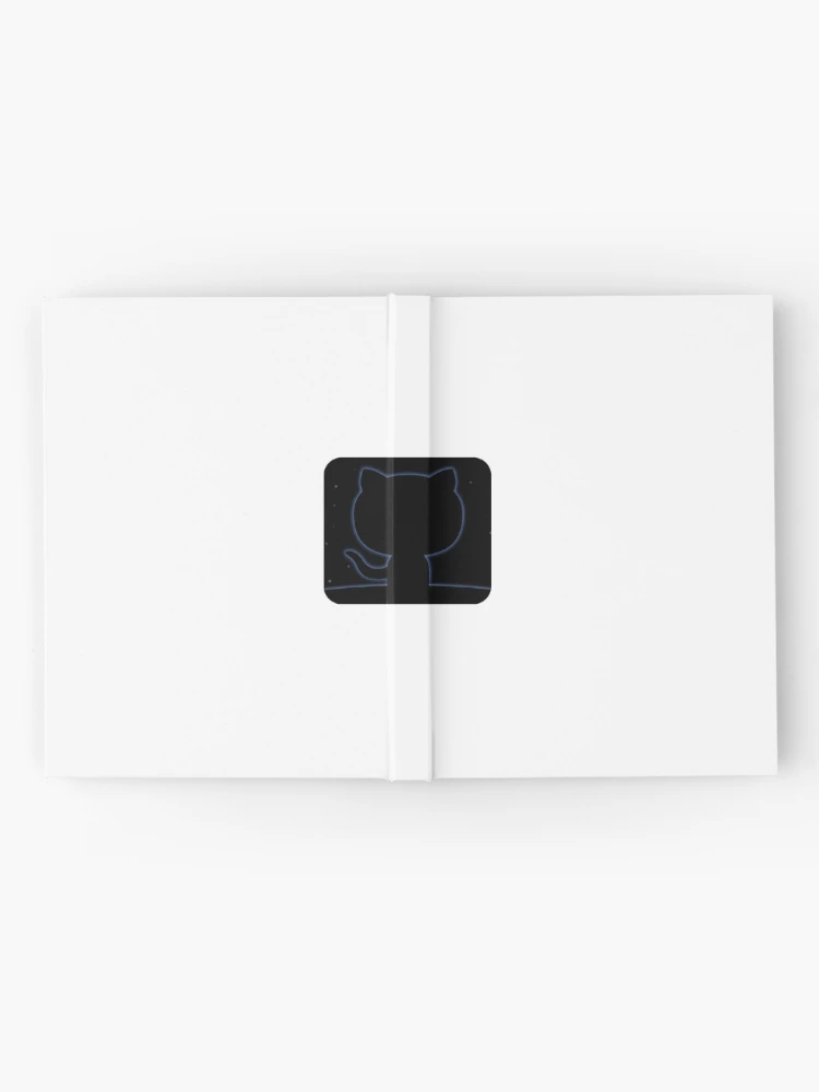 Thumbnail 2 of 3, Journal, git github dark logo sticker designed and sold by developerfriday.
