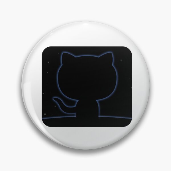 Item preview, git github dark logo sticker designed and sold by developerfriday.