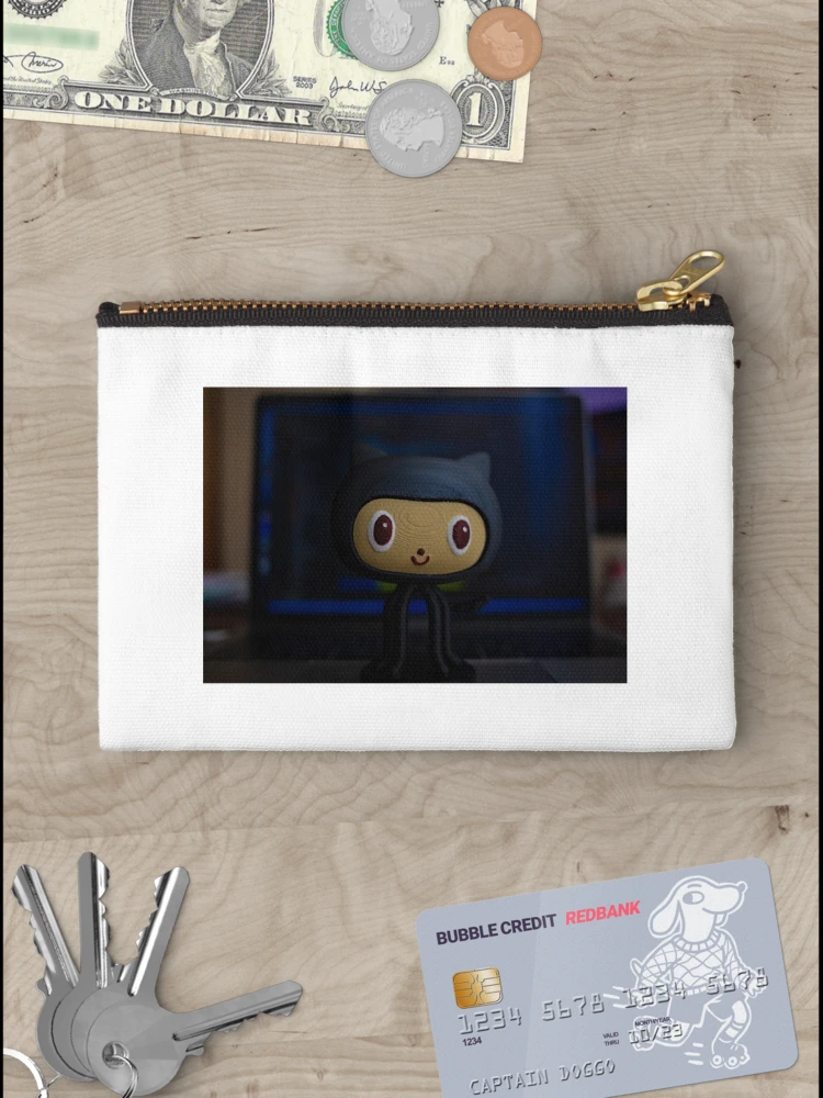 Thumbnail 3 of 4, Zipper Pouch, git github gitlab source control designed and sold by developerfriday.