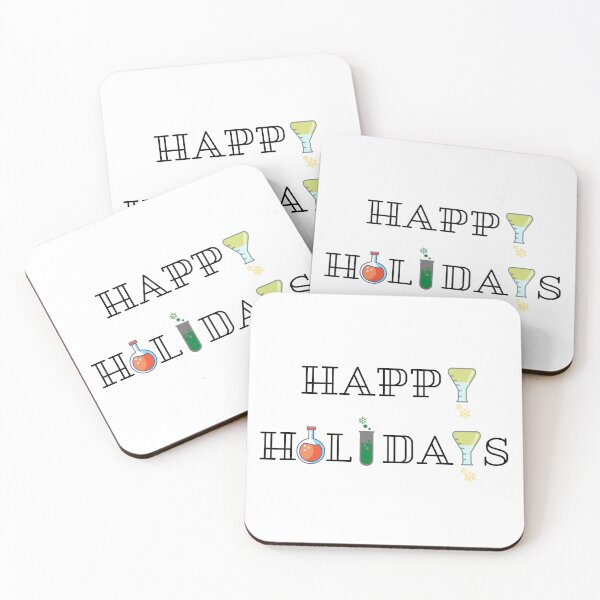Item preview, HAPPY HOLIDAYS Science Design designed and sold by NerdyFancies.