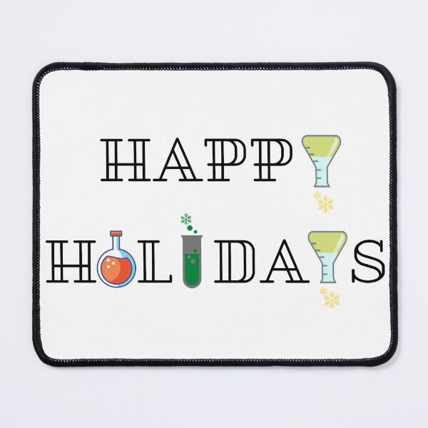 Item preview, HAPPY HOLIDAYS Science Design designed and sold by NerdyFancies.