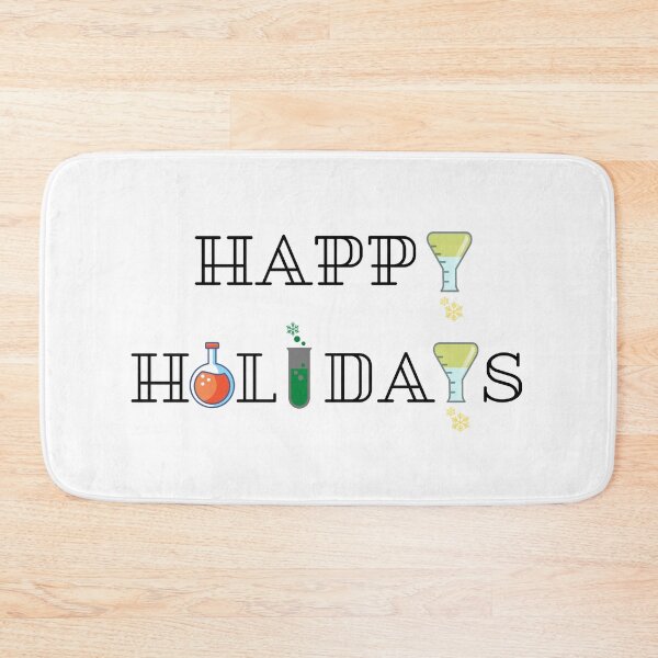 Item preview, HAPPY HOLIDAYS Science Design designed and sold by NerdyFancies.