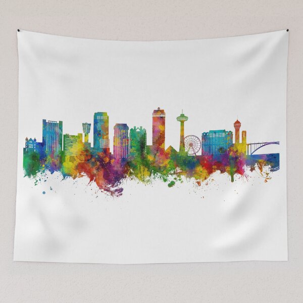 Item preview, Niagara Falls Canada Skyline designed and sold by ArtPrints.