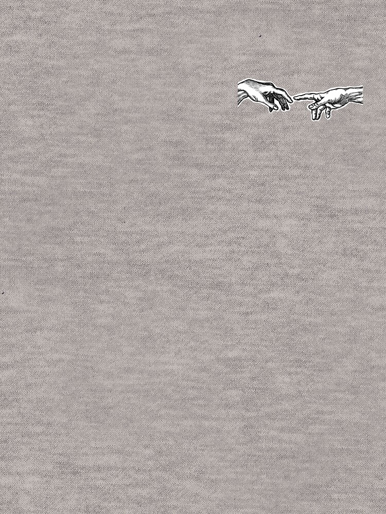 Imagen 5 de 5, Sudadera ligera con capucha con la obra Creación de Adam, diseñada y vendida por lianamarar.