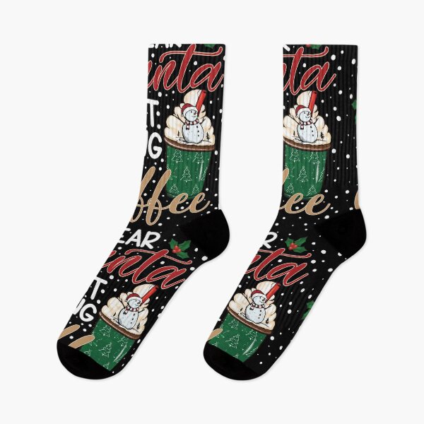 Item preview, Dear Santa Just Bring Coffee Funny Coffee Lover designed and sold by GravitiTees.