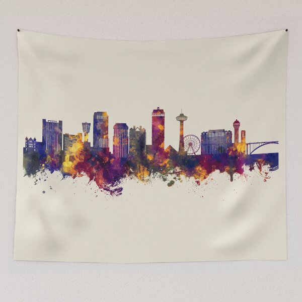Item preview, Niagara Falls Canada Skyline designed and sold by ArtPrints.