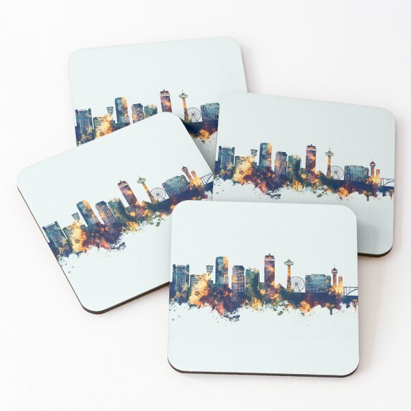 Aperçu de l'œuvre Niagara Falls Canada Skyline créée et vendue par ArtPrints.