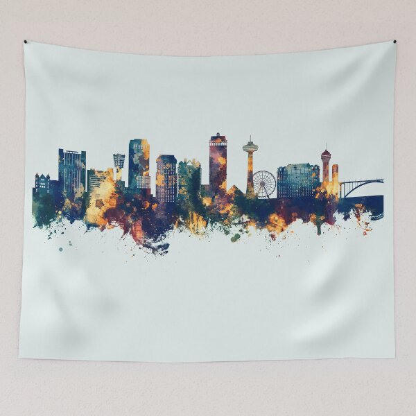 Item preview, Niagara Falls Canada Skyline designed and sold by ArtPrints.
