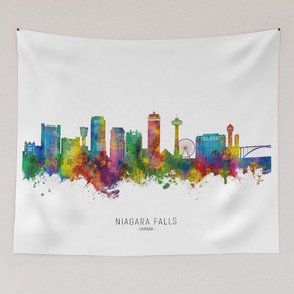 Item preview, Niagara Falls Canada Skyline designed and sold by ArtPrints.