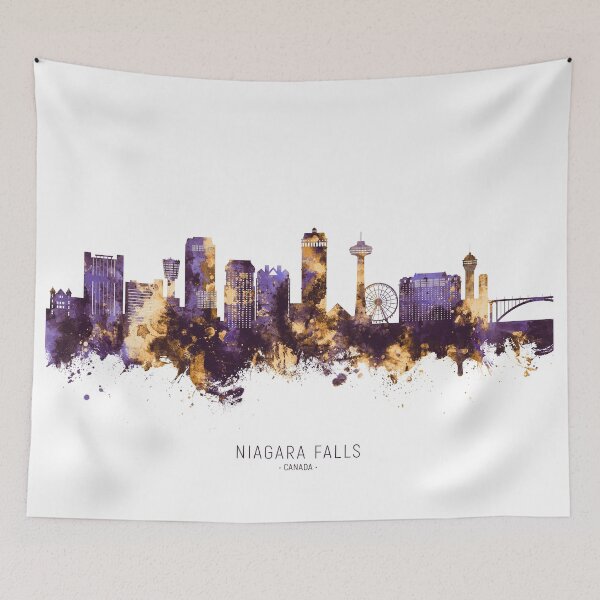 Item preview, Niagara Falls Canada Skyline designed and sold by ArtPrints.