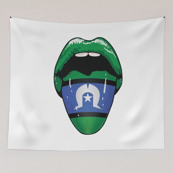 Item preview, Torres Strait Islands Tongue Flag  designed and sold by RahallusNtx.