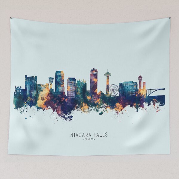 Item preview, Niagara Falls Canada Skyline designed and sold by ArtPrints.