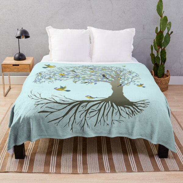 Item preview, Tree of life bluetit birds in it designed and sold by Bwiselizzy.