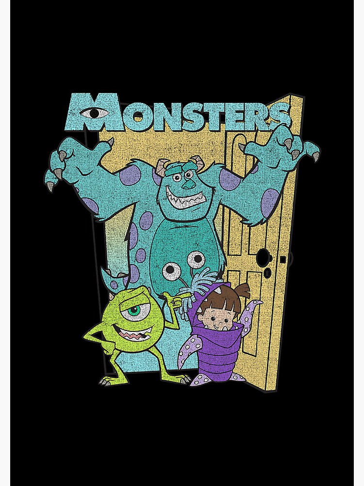 Monsters Inc. Mike Sully Boo Group Poster | Sticker