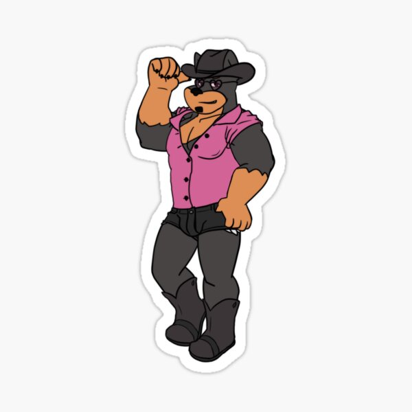 Cowboy Bobby Sticker