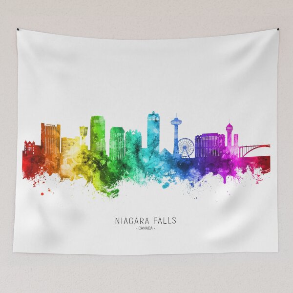 Item preview, Niagara Falls Canada Skyline designed and sold by ArtPrints.