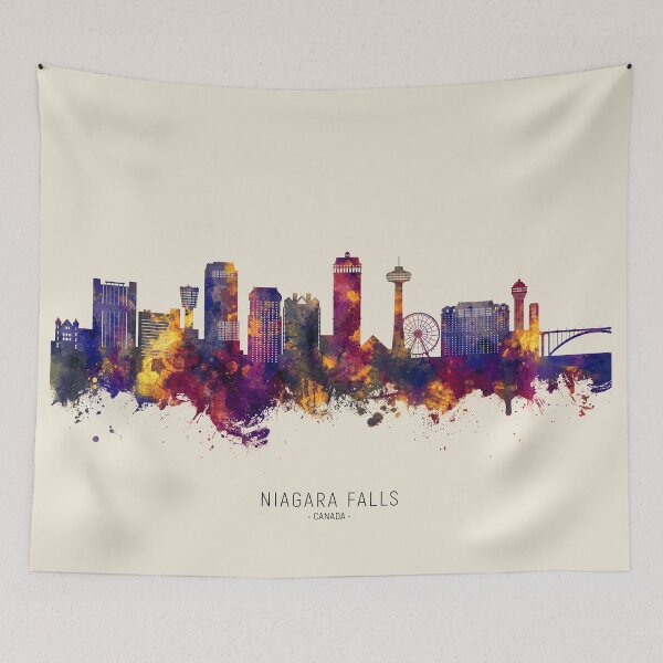 Item preview, Niagara Falls Canada Skyline designed and sold by ArtPrints.
