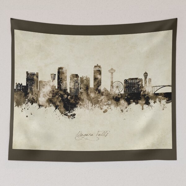 Item preview, Niagara Falls Canada Skyline designed and sold by ArtPrints.
