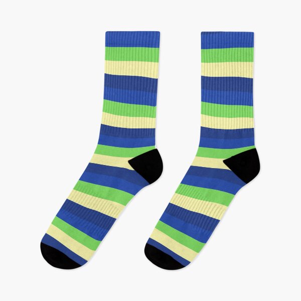 Item preview, Navy blue, neon green, canary yellow Exotic Colour Patterns designed and sold by byskillbytalent.