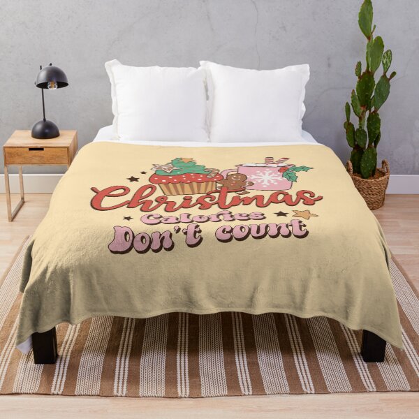 Item preview, Christmas Calories Dont Count - Funny Retro Christmas Food Lover Gift Idea designed and sold by fooderiffic.