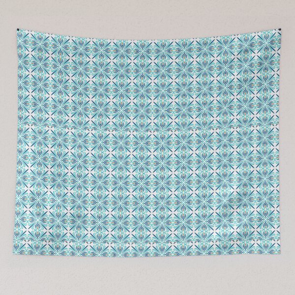 Item preview, Blue Pink White Portuguese Pattern designed and sold by tsuttles.