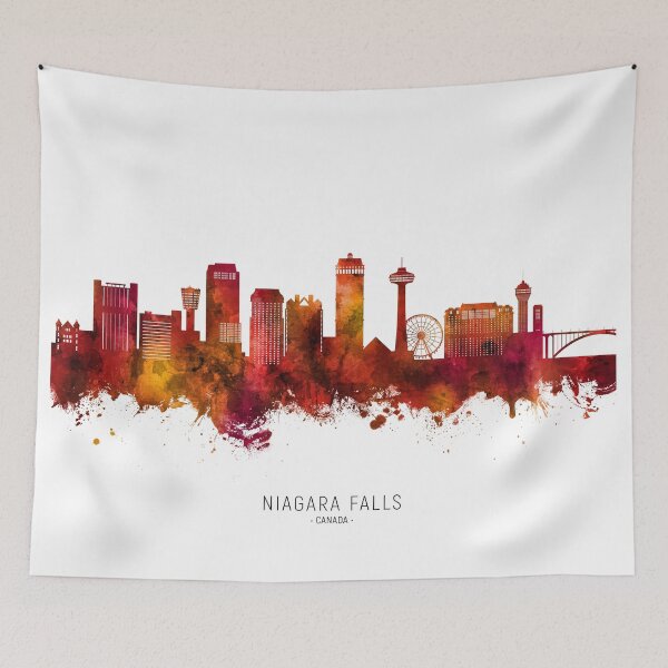 Item preview, Niagara Falls Canada Skyline designed and sold by ArtPrints.