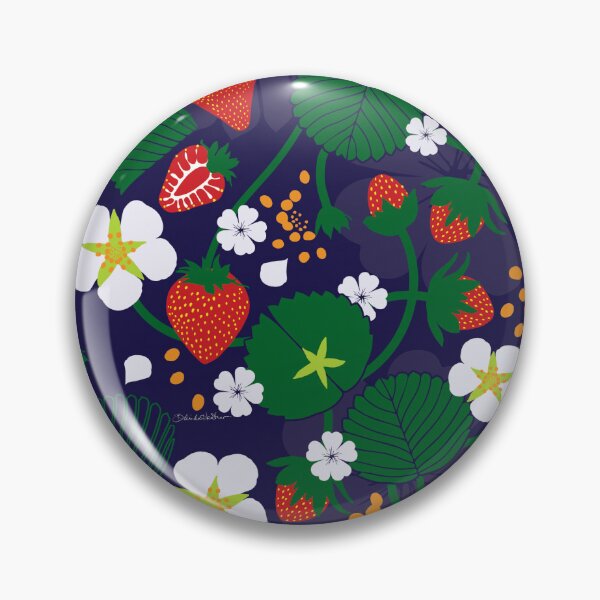 Item preview, Meandering Strawberries designed and sold by ArtOfSmallJoys.