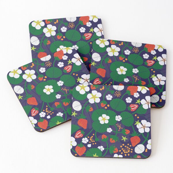 Item preview, Meandering Strawberries designed and sold by ArtOfSmallJoys.