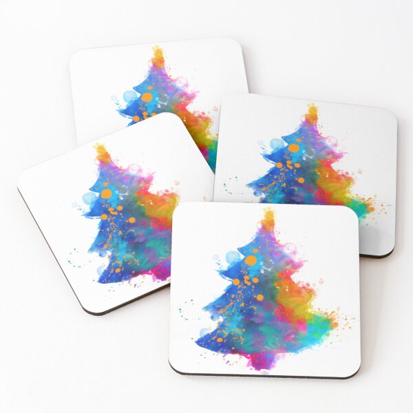 Item preview, Christmas tree watercolor  designed and sold by Fus-art94.