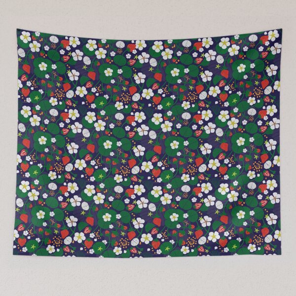Item preview, Meandering Strawberries designed and sold by ArtOfSmallJoys.