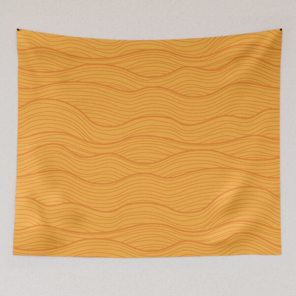 Item preview, Colorful Abstract Doodle Sea Waves Pattern designed and sold by MakeitMelo.