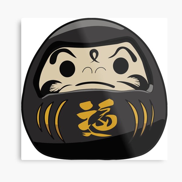 Daruma Doll Metal Print for Sale by kawaiidread