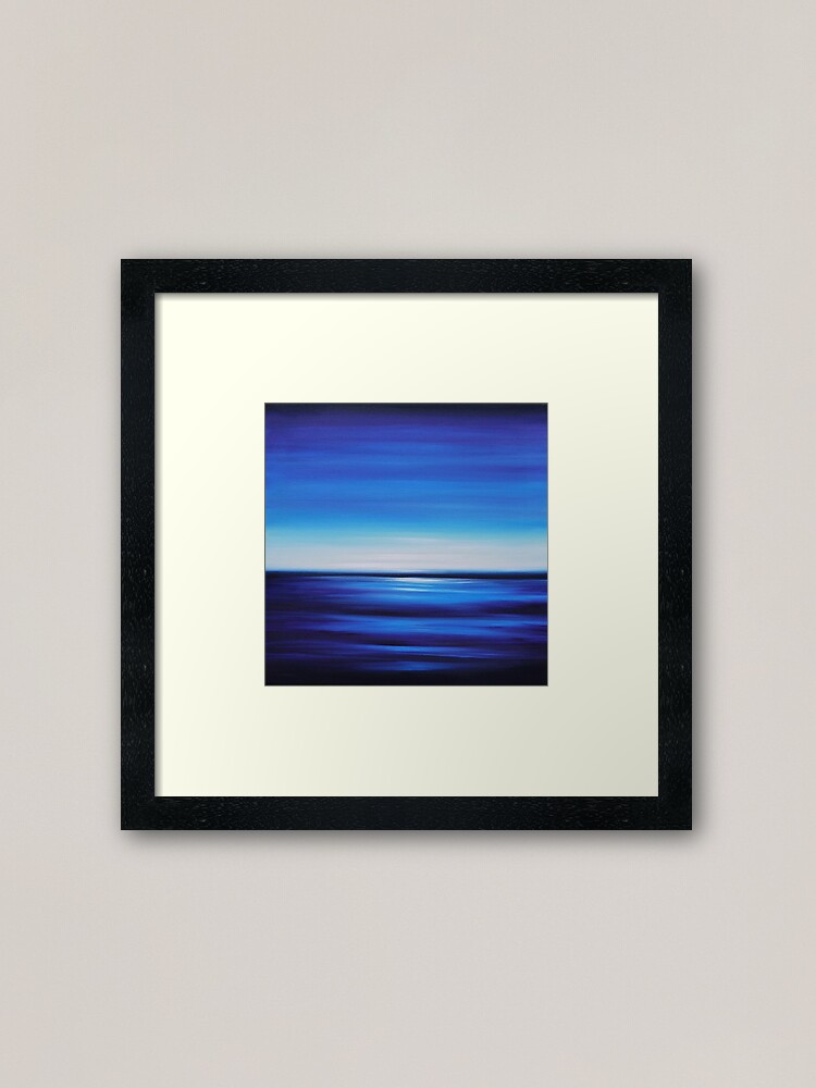 Alternate view of Perfect Blue Framed Art Print