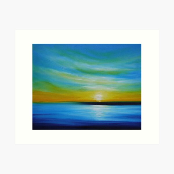 Into a Distant Ocean Art Print