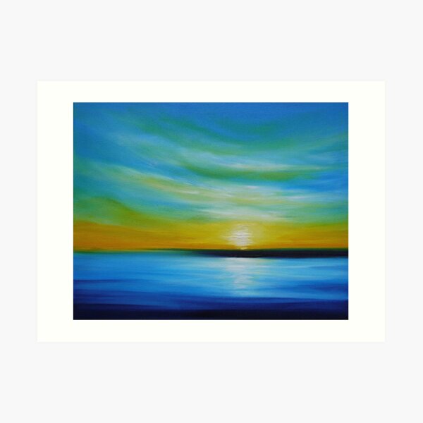 Into a Distant Ocean Art Print