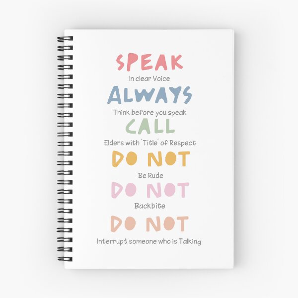 Item preview, Muslim Etiquette of Talking | Islamic Meeting or Greeting Rules for Children | Kids Manners Room Decor designed and sold by Pink Pastel Studio.