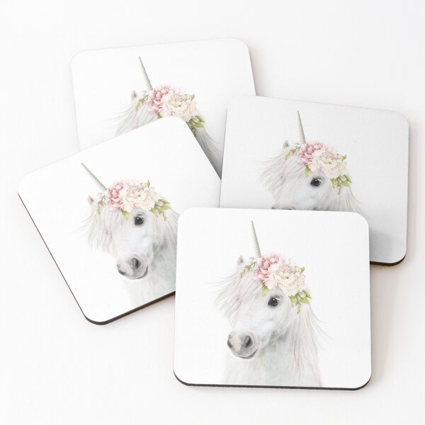 Item preview, Floral Unicorn designed and sold by Lila & Lola.