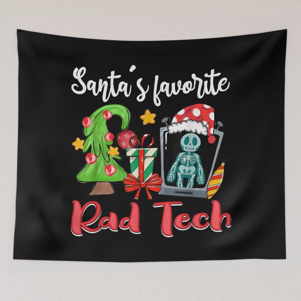 Item preview, Santa's Favorite Rad Tech Christmas Pajama Funny Xmas Gifts designed and sold by IsraelCastro.