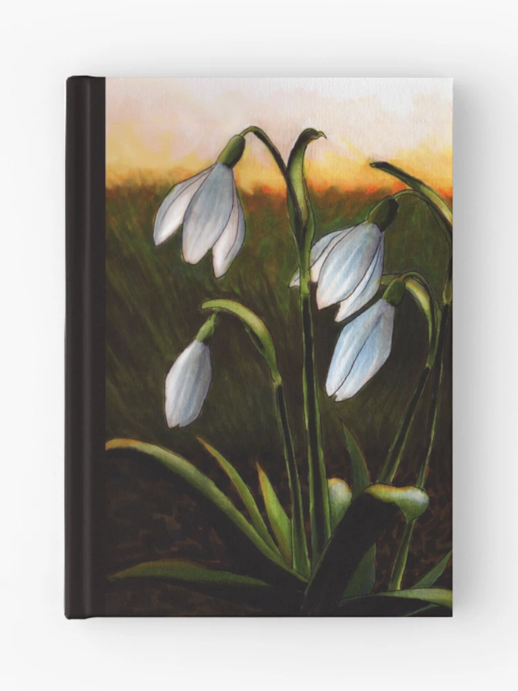 Thumbnail 1 of 3, Journal, Snowdrop designed and sold by BlueLinnet.