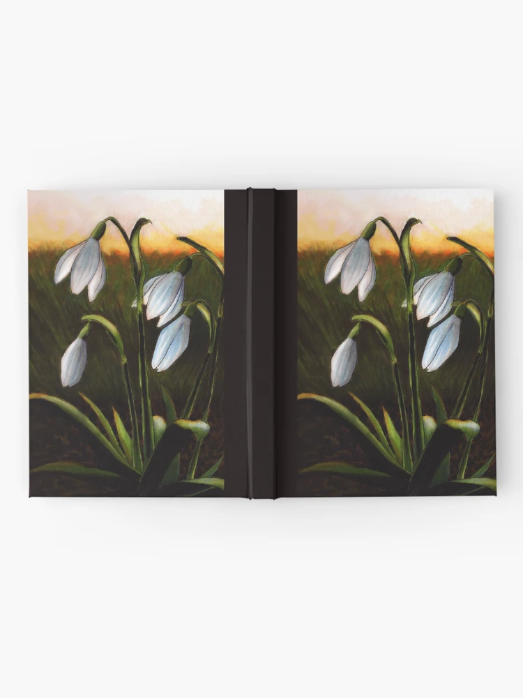 Thumbnail 2 of 3, Journal, Snowdrop designed and sold by BlueLinnet.