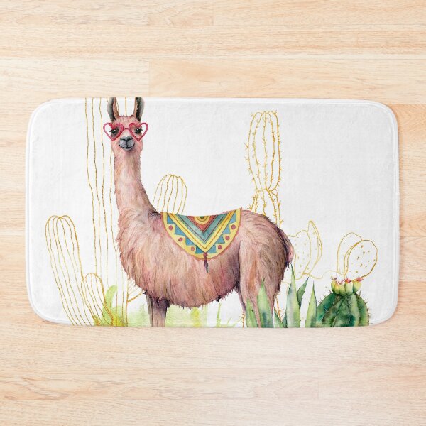Item preview, Watercolor Llama designed and sold by GoDesign1.