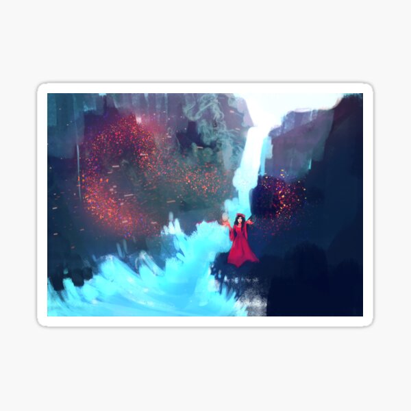 Waterfall - Mage - Magic Sticker