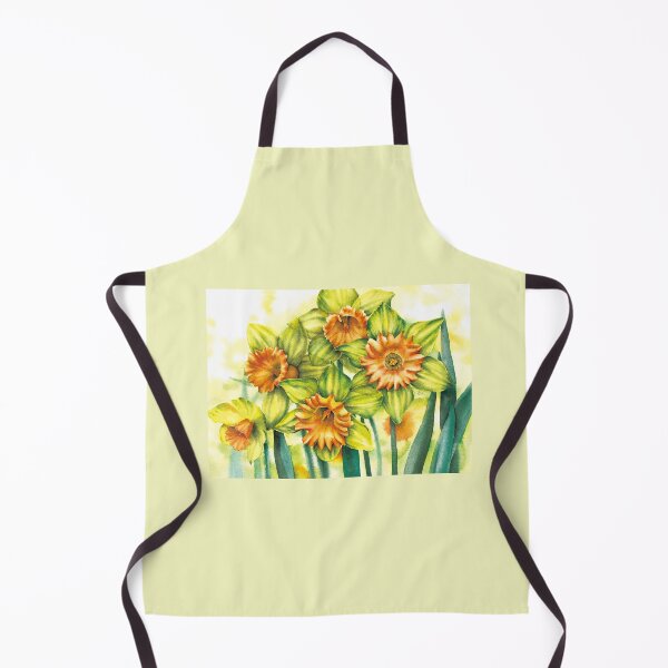 Item preview, daffodils watercolor painting designed and sold by Heezel.