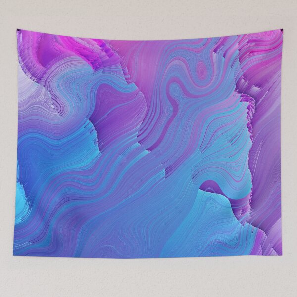 Item preview, Glitch Wave Retro Blast - Glitch Art Print designed and sold by burning.