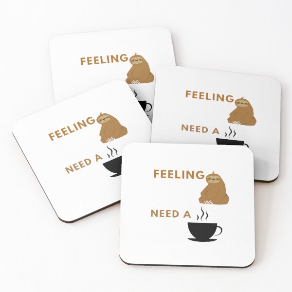 Item preview, Feeling slothee need more coffee designed and sold by Echo Aesthetics.
