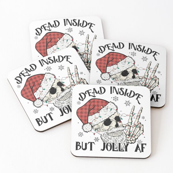 Item preview, Dead Inside But Jolly AF Funny Christmas  designed and sold by MamaNeeaDesigns.