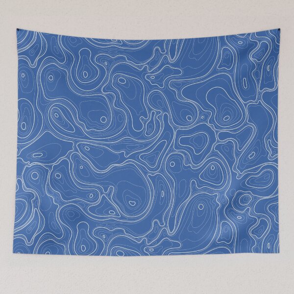 Item preview, Colorful Topographic Pattern designed and sold by MakeitMelo.