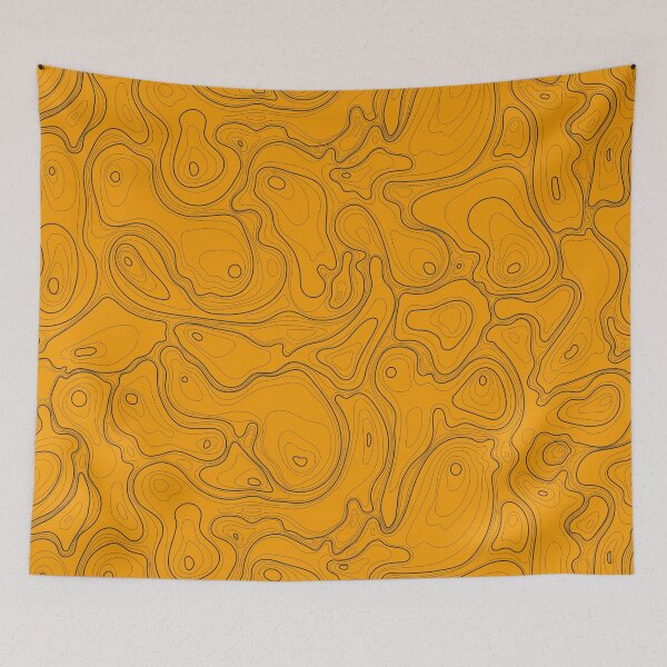 Item preview, Colorful Topographic Pattern designed and sold by MakeitMelo.