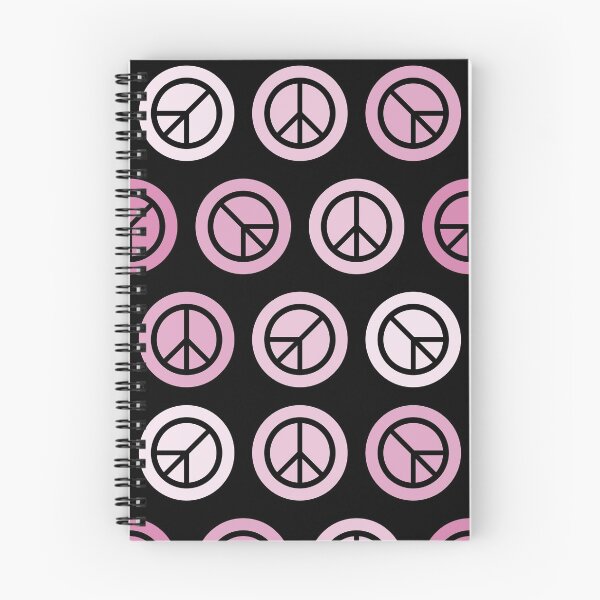 Item preview, Peace Symbols - rotating pattern - White - Pink - Purple designed and sold by bunbun369.